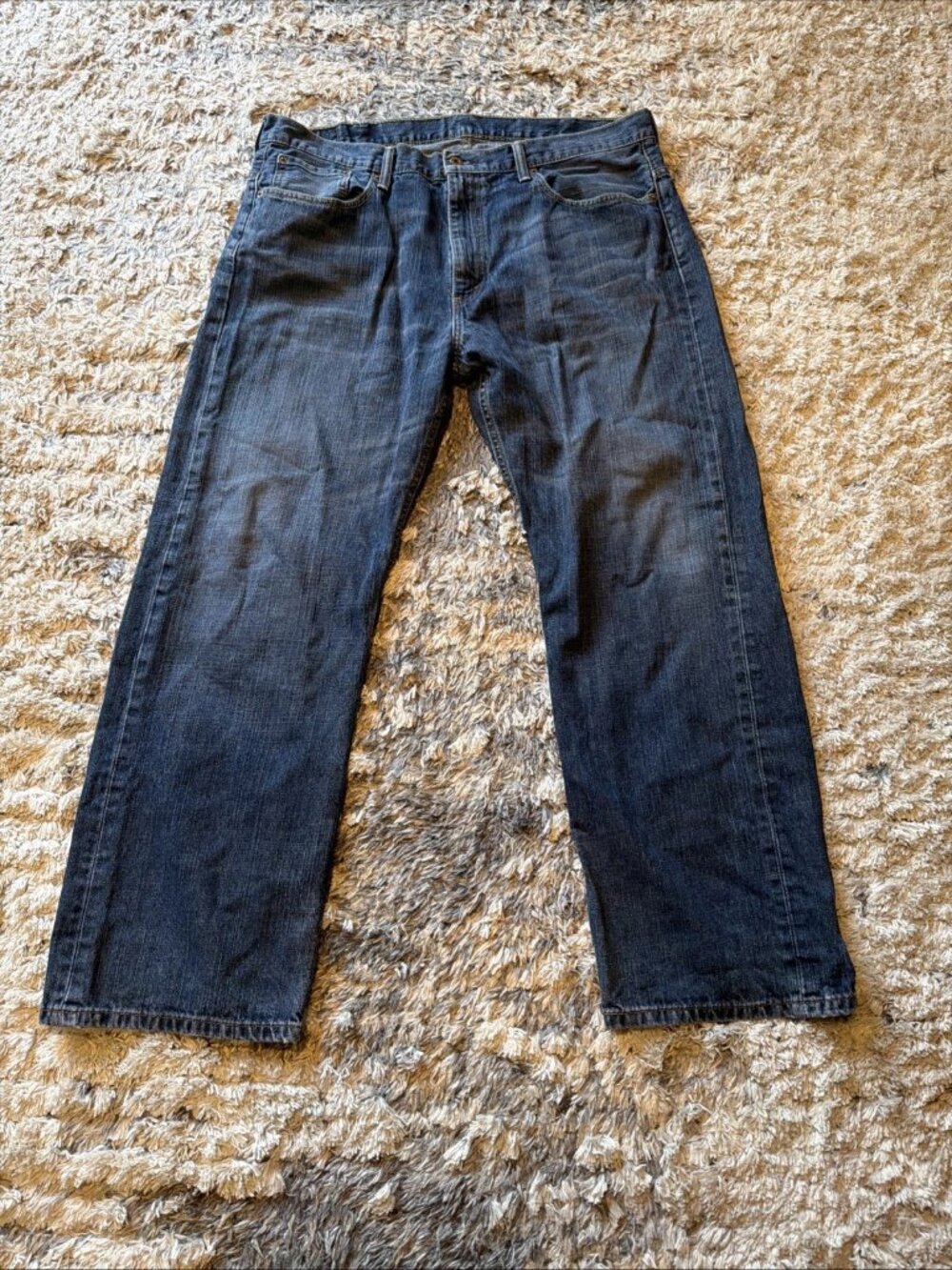 LEVI’S 569 Loose Straight 100% Cotton Denim Jeans Men’s 38x32